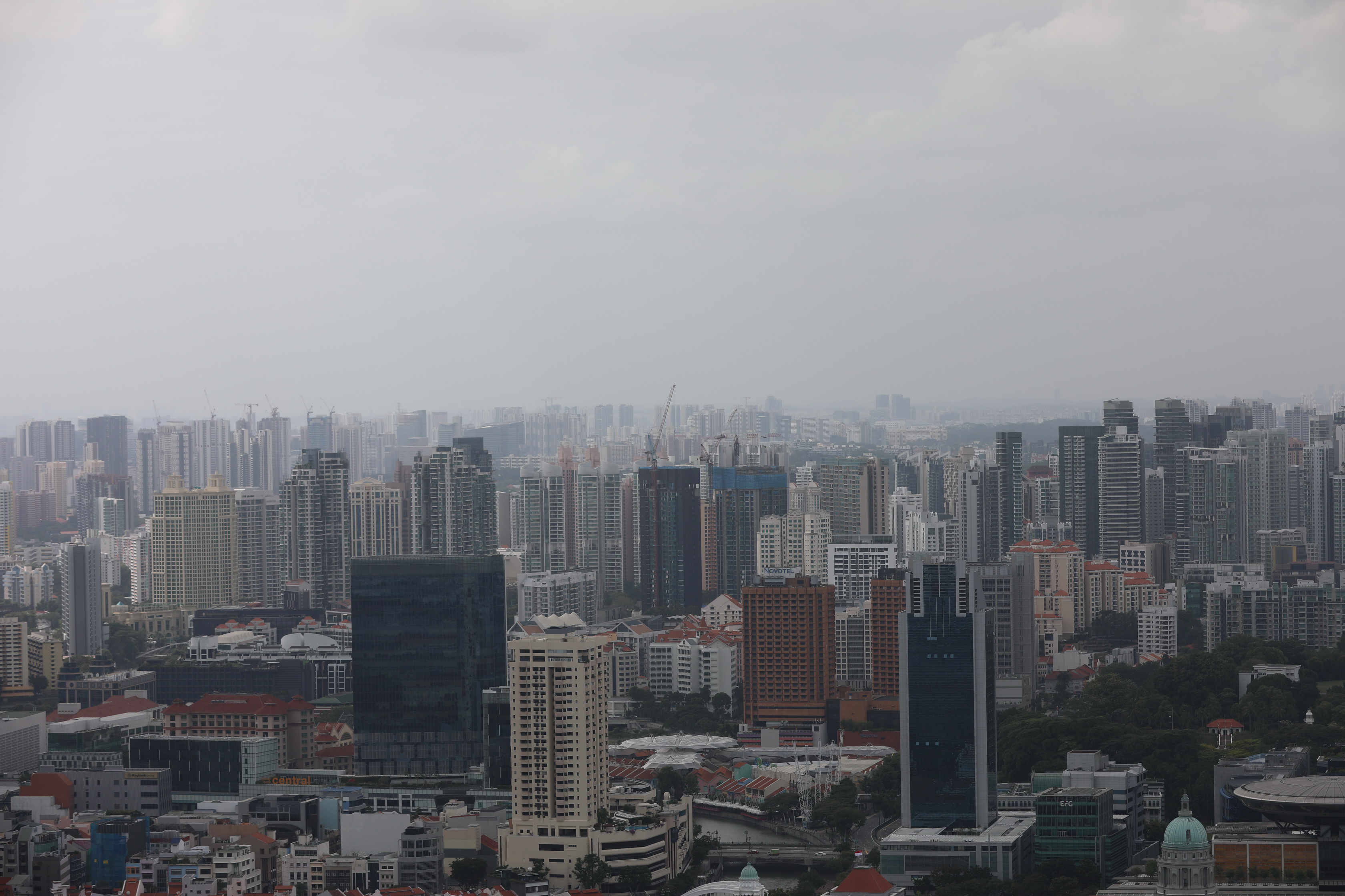 Ein paar Hochhäuser